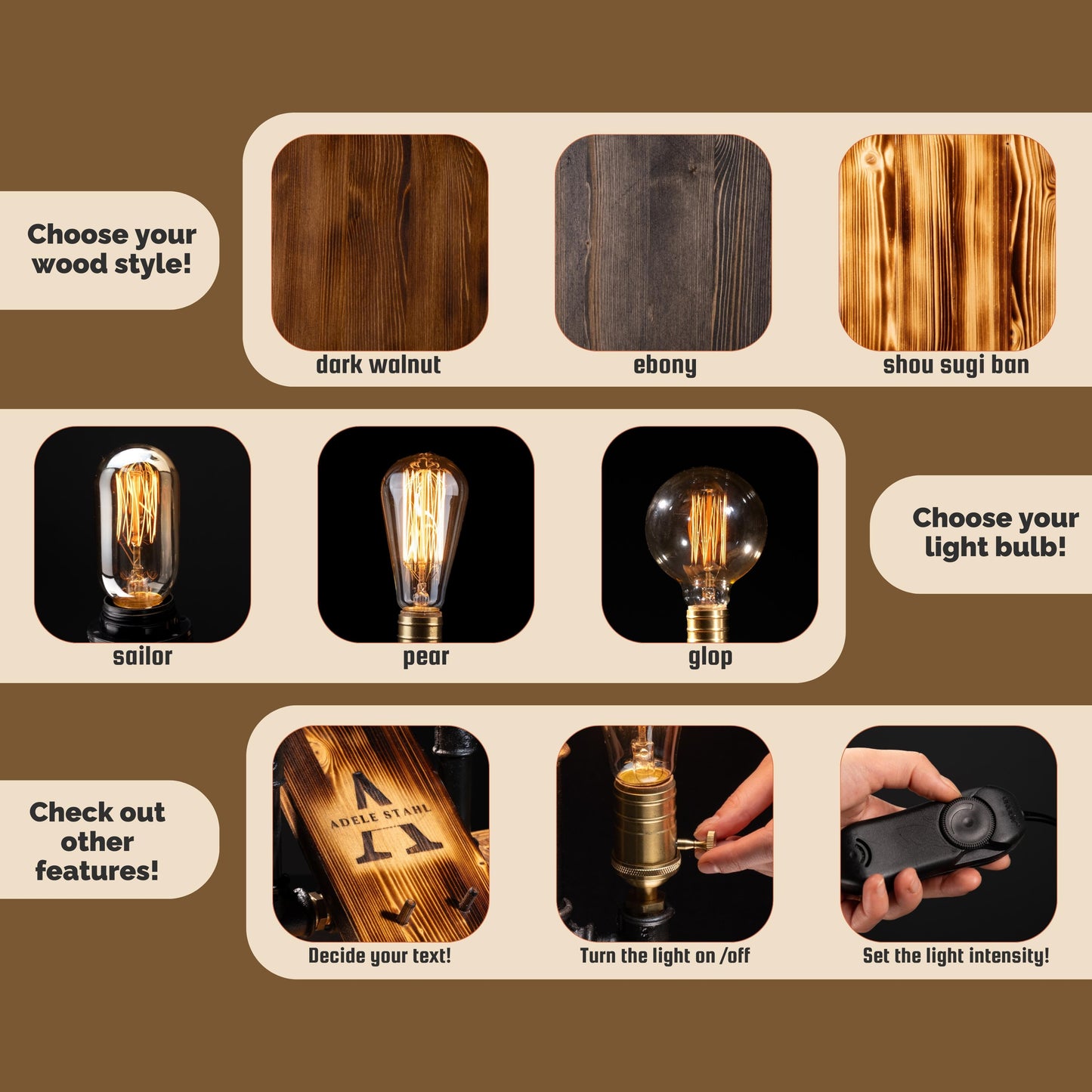 rustic table lamps: "Elegant rustic table lamps perfect for any living room."