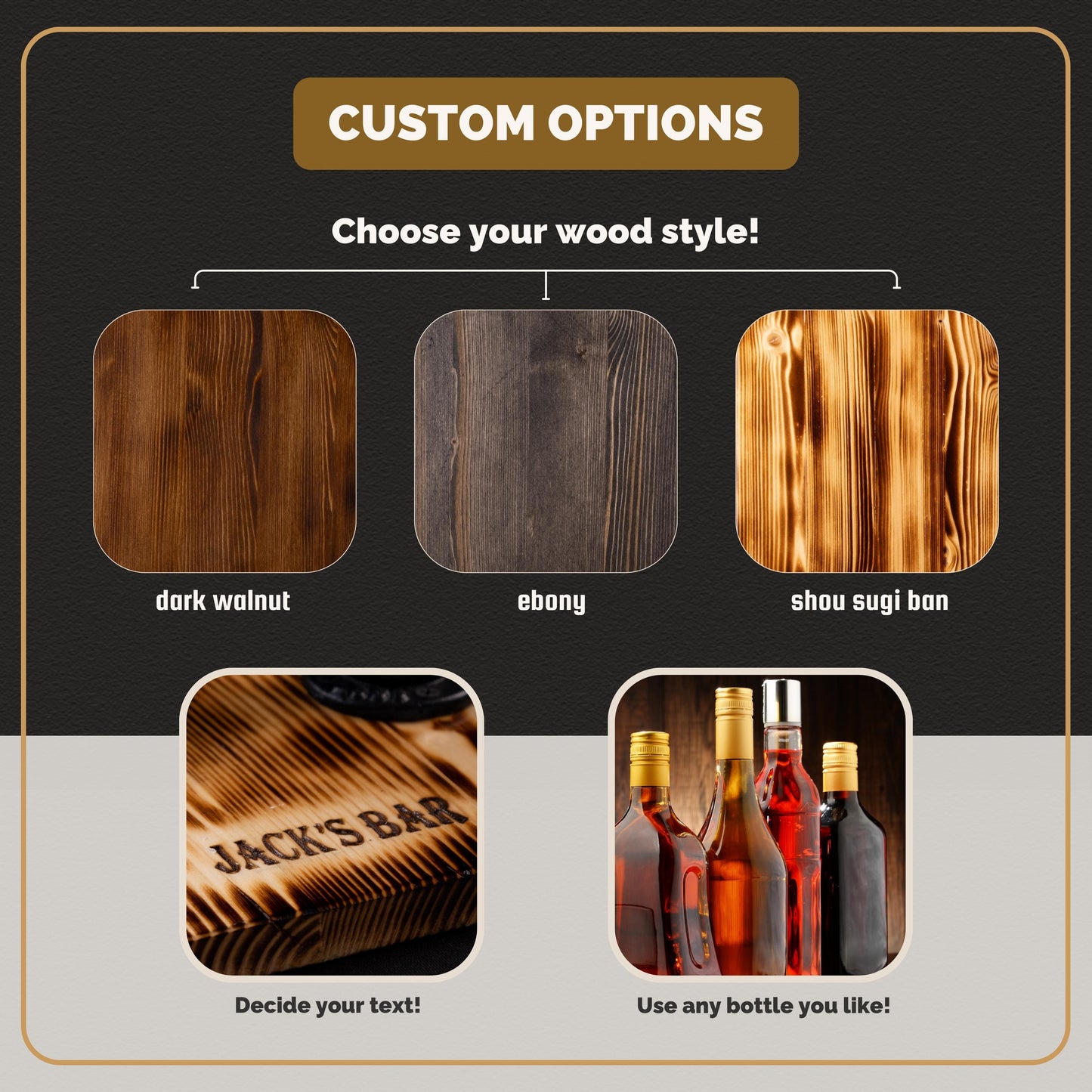 rustic liquor dispensers: "Rustic liquor dispensers for stylish serving."