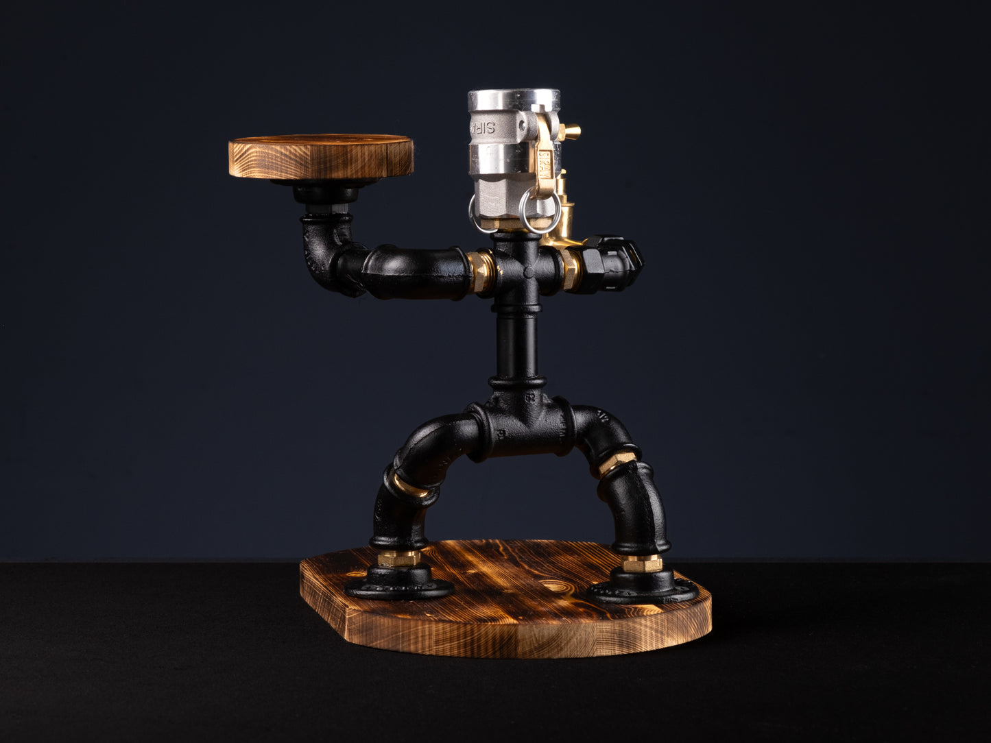 rustic liquor dispensers: "Rustic liquor dispensers for stylish serving."